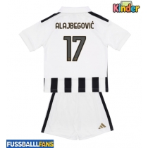 Juventus Kerim Alajbegovic #17 Heimtrikotsatz Kinder 2026-27 Kurzarm (+ Kurze Hosen)